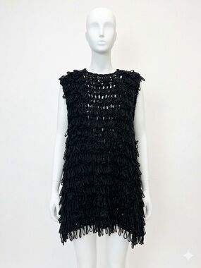 Reverse Black Loop-Vest
